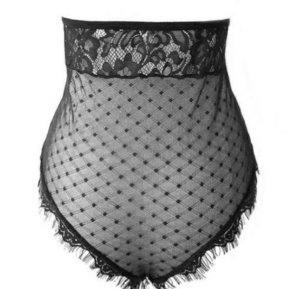 Eyelash Lace Teddy - Picture 3 of 4